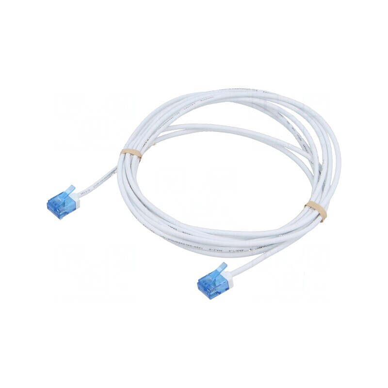 Cablaj rețea U/UTP 6a cu placare aurită, LSZH alb, 3m, 32AWG | Electronic-mag.ro | Componente Electronice Cablaj rețea U/UTP 6a cu placare aurită, LSZH alb, 3m, 32AWG | Electronic-mag.ro | Componente Electronice