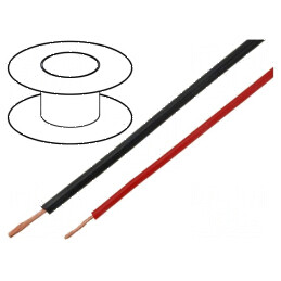 Cablu Silivolt 1V SN 1x0,5mm2 Litat Cu Silicon Roșu 1,5kV | Electronic-mag.ro | Componente Electronice