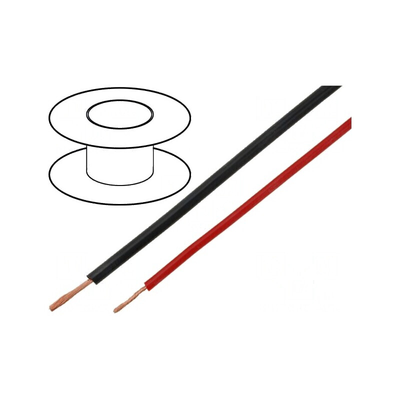 Cablu Silivolt 1V SN 1x0,5mm2 Litat Cu Silicon Roșu 1,5kV | Electronic-mag.ro | Componente Electronice