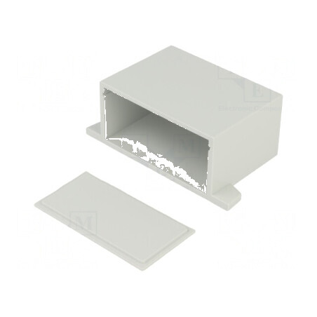 Carcasă ABS cu panou și lame de fixare 70mm x 50mm x 34mm | Electronic-mag.ro | Componente Electronice