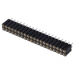 Conector şiruri pini soclu mamă 40 contacte întoarse | Electronic-mag.ro | Componente Electronice