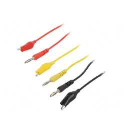 Cabluri de măsurare Umax 30V 2A 0,9m neizolat | Electronic-mag.ro | Componente Electronice