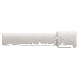 Obturator polipropilenă albă 45,5mm Ø12mm | Electronic-mag.ro | Componente Electronice