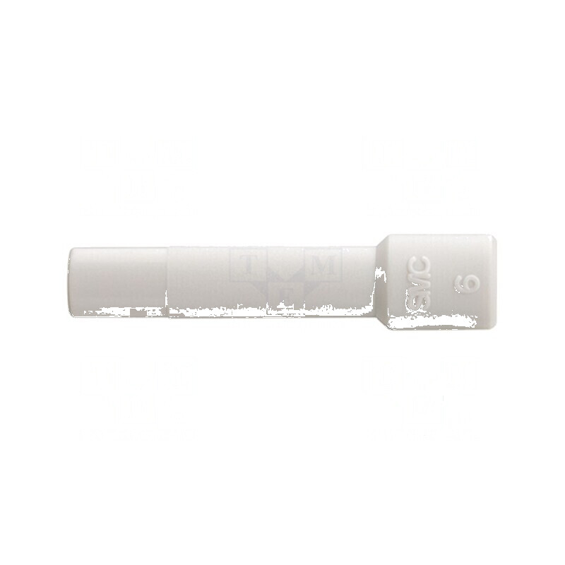 Obturator polipropilenă albă 45,5mm Ø12mm | Electronic-mag.ro | Componente Electronice