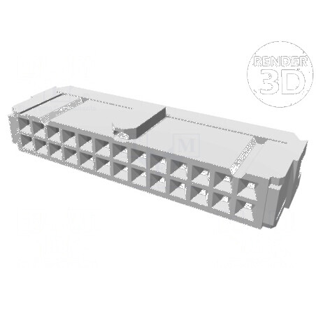 Conector IDC mufă mamă 26 PIN pentru cablu-bandă 1,27mm | Electronic-mag.ro | Componente Electronice