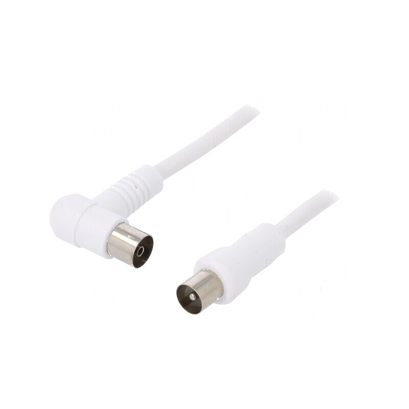 Cablu coaxial 2,5m cu soclu în unghi 9,5mm și mufă 9,5mm | Electronic-mag.ro | Componente Electronice Cablu coaxial 2,5m cu soclu în unghi 9,5mm și mufă 9,5mm | Electronic-mag.ro | Componente Electronice