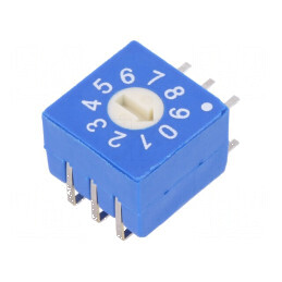 Întrerupător codificare DEC/BCD THT Poz: 10 Rizol 1000MΩ | Electronic-mag.ro | Componente Electronice