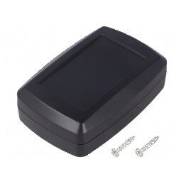 Carcasă universală ABS neagră 69mm x 104mm x 35mm | Electronic-mag.ro | Componente Electronice