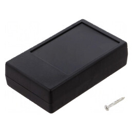 Carcasă universală ABS neagră 63mm x 104mm x 28mm | Electronic-mag.ro | Componente Electronice