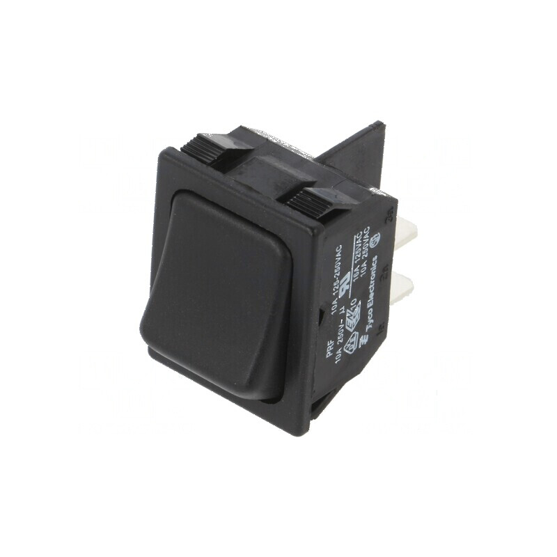 Rocker DPST ON-OFF 10A/250VAC negru -20÷85°C | Electronic-mag.ro | Componente Electronice