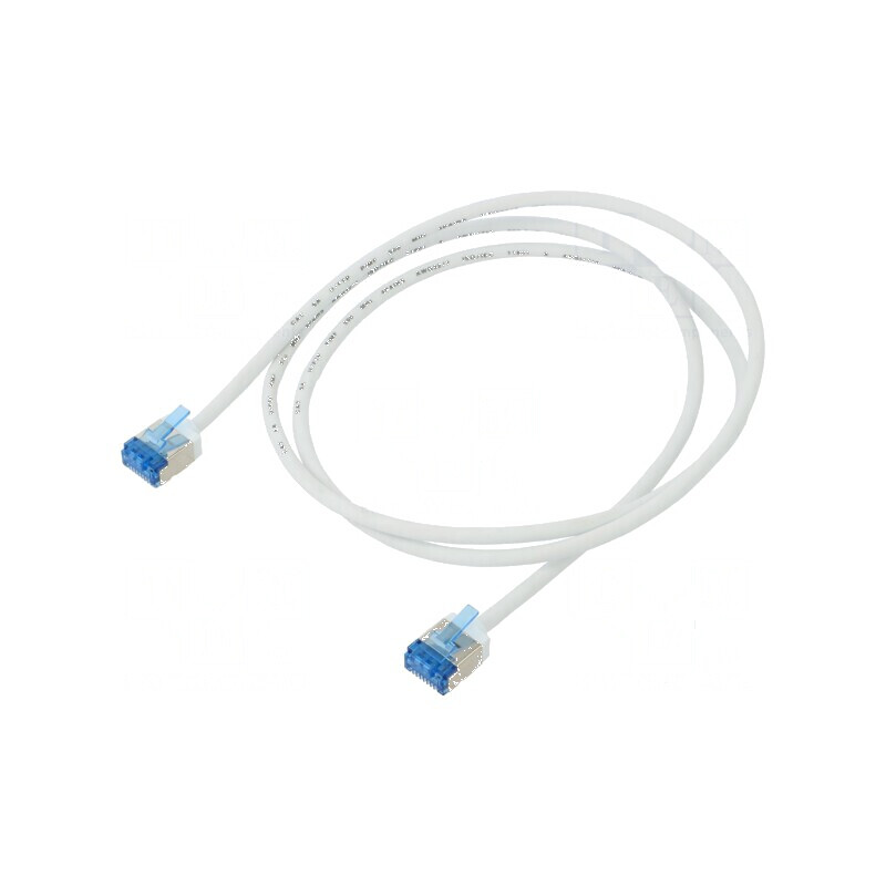 Cablu patch U/FTP 6a 1m 32AWG cu placare aurită, alb, LSZH | Electronic-mag.ro | Componente Electronice Cablu patch U/FTP 6a 1m 32AWG cu placare aurită, alb, LSZH | Electronic-mag.ro | Componente Electronice