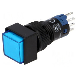 Comutator apăsare Poz 2 SPDT 0,5A/250VAC IP40 | Electronic-mag.ro | Componente Electronice