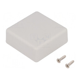 Carcasă universală ABS gri IP54 50mm x 50mm x 20mm 1551 | Electronic-mag.ro | Componente Electronice