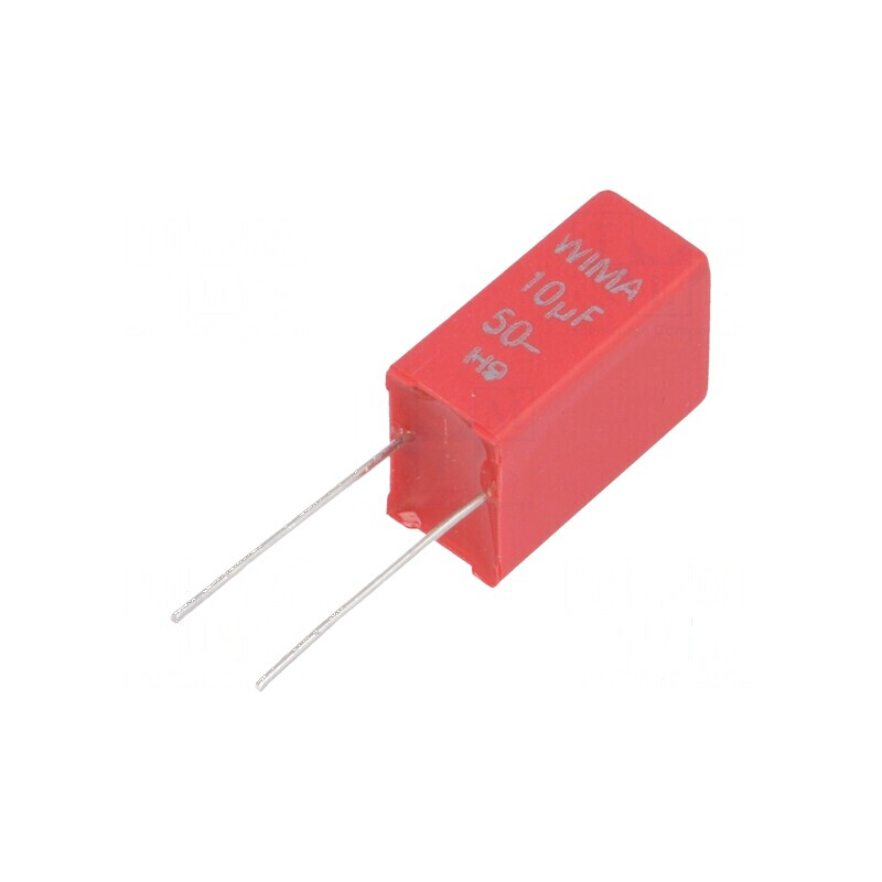 Condensator poliester 10uF 30VAC 50VDC 5mm ±5% -55÷100°C | Electronic-mag.ro | Componente Electronice Condensator poliester 10uF 30VAC 50VDC 5mm ±5% -55÷100°C | Electronic-mag.ro | Componente Electronice