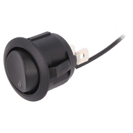 Rocker Switch SPDT 2 ON-ON 20A 12VDC Negru cu LED 12V | Electronic-mag.ro | Componente Electronice