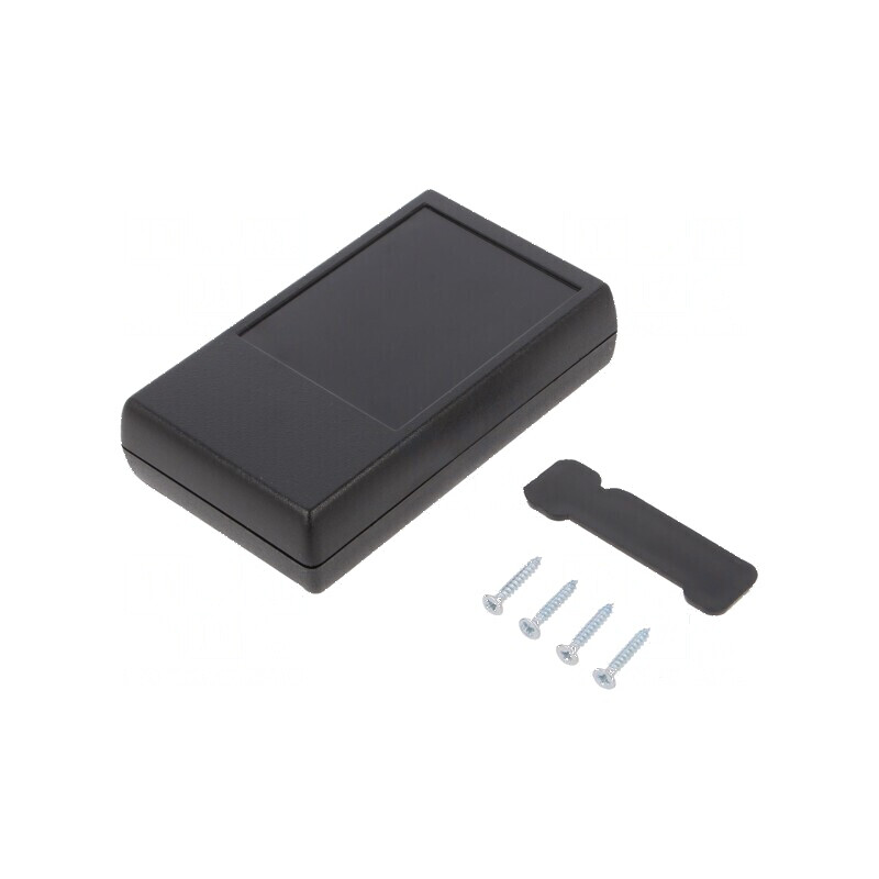 Carcasă universală ABS neagră 66mm x 110mm x 27mm | Electronic-mag.ro | Componente Electronice