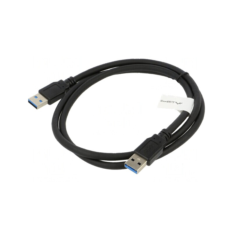 Cablu USB 3.0 A-A nichelat 1m negru | Electronic-mag.ro | Componente Electronice Cablu USB 3.0 A-A nichelat 1m negru | Electronic-mag.ro | Componente Electronice