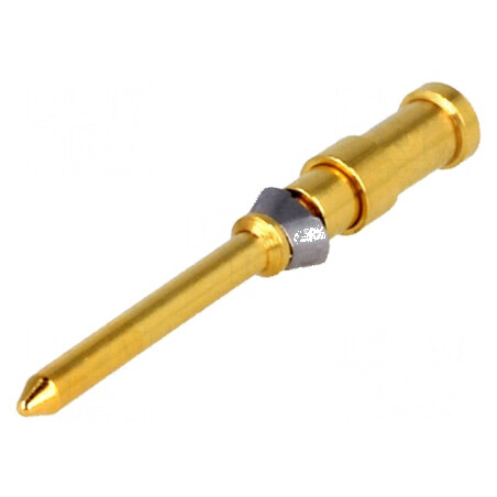 Pin tată cupru aurit 1mm2 18AWG Han D® HMC crimpat 10A | Electronic-mag.ro | Componente Electronice