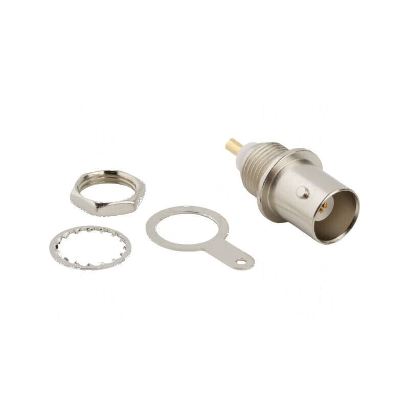 Conector BNC soclu mamă 50Ω PTFE aurit pentru lipire | Electronic-mag.ro | Componente Electronice Conector BNC soclu mamă 50Ω PTFE aurit pentru lipire | Electronic-mag.ro | Componente Electronice
