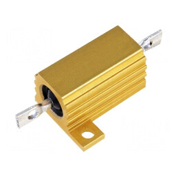 Rezistor bobinat cu radiator 12Ω 15W ±5% pentru lipit | Electronic-mag.ro | Componente Electronice