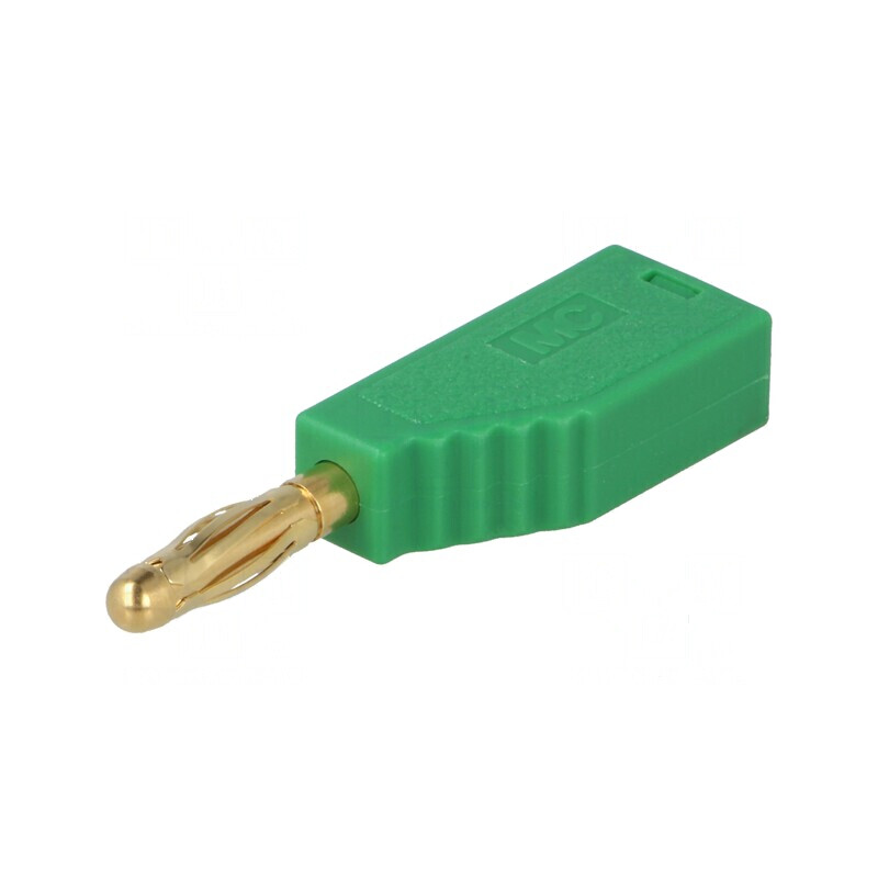 Conector banană 4mm 19A verde nichelat pe cablu | Electronic-mag.ro | Componente Electronice Conector banană 4mm 19A verde nichelat pe cablu | Electronic-mag.ro | Componente Electronice