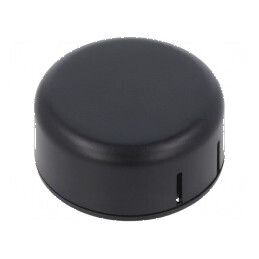 Carcasă alarmă Z ABS neagră 20,3mm 1551SNAP Ø 45mm | Electronic-mag.ro | Componente Electronice