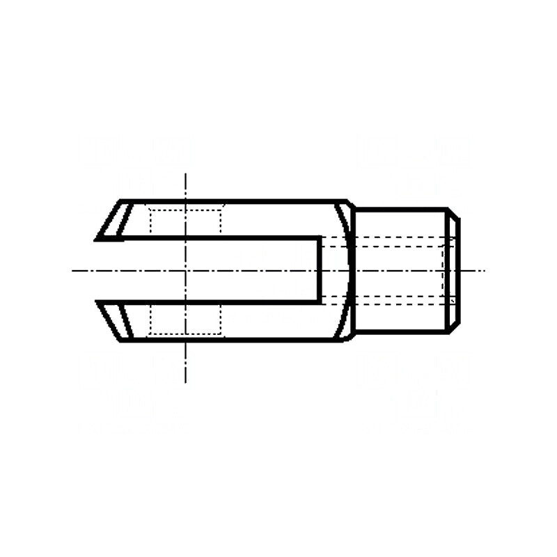 Cap tip furcă M10 dreapta 10mm interior oţel DIN 71752 | Electronic-mag.ro | Componente Electronice
