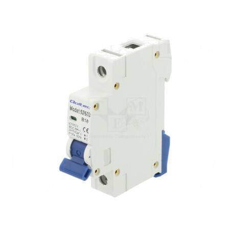 Întrerupător de supracurent 16A Poli 1 pentru şină DIN IP20 | Electronic-mag.ro | Componente Electronice