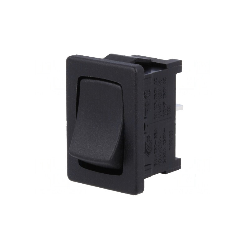 Rocker SPST ON-OFF 10A/250VAC negru IP40 | Electronic-mag.ro | Componente Electronice Rocker SPST ON-OFF 10A/250VAC negru IP40 | Electronic-mag.ro | Componente Electronice