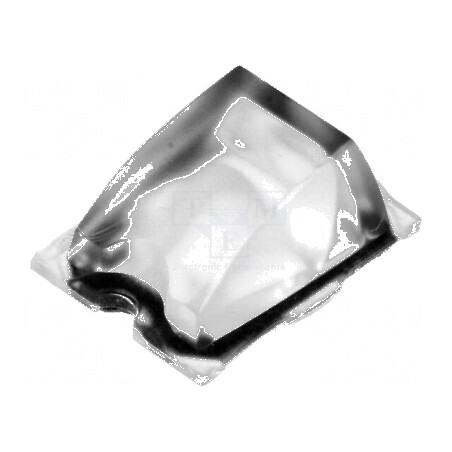 Lentilă LED dreptunghiulară PMMA transparentă | Electronic-mag.ro | Componente Electronice