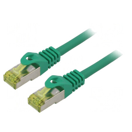 Cablul Patch S/FTP 6a LSZH Verde 2m 27AWG | Electronic-mag.ro | Componente Electronice