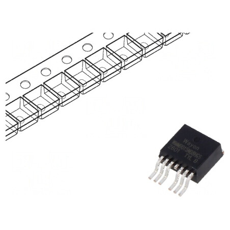 Tranzistor N-MOSFET unipolar TO263-7  | Electronic-mag.ro | Componente Electronice