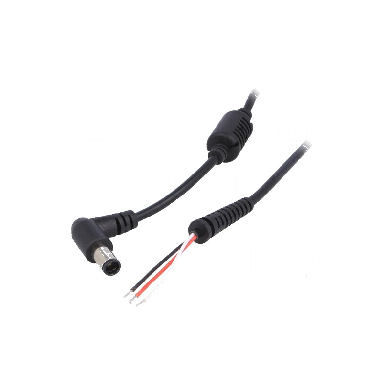 Cablu DC 7,4/5,0 cu mufă în unghi negru, 1,2m, 3x0,5mm² | Electronic-mag.ro | Componente Electronice Cablu DC 7,4/5,0 cu mufă în unghi negru, 1,2m, 3x0,5mm² | Electronic-mag.ro | Componente Electronice