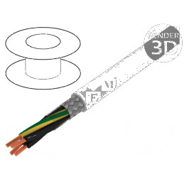 Cablu ÖLFLEX® CLASSIC 115 CY 4G1mm2 PVC gri 300V 500V | Electronic-mag.ro | Componente Electronice