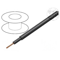 Cablu H07RN-F 1x6mm2 rotund litat cu gumă neagră 450V/750V | Electronic-mag.ro | Componente Electronice