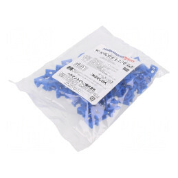 Element de susținere E/TFE UL94V-0 albastru 17,8mm | Electronic-mag.ro | Componente Electronice