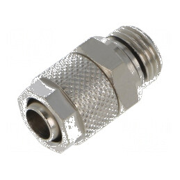 Fiting cu filet cu șurub, 15bar, din alamă nichelată, 8mm | Electronic-mag.ro | Componente Electronice