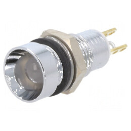 Lampă LED concav roșu/verde/galben Ø8mm | Electronic-mag.ro | Componente Electronice
