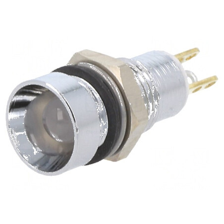 Lampă LED concav roșu/verde/galben Ø8mm | Electronic-mag.ro | Componente Electronice