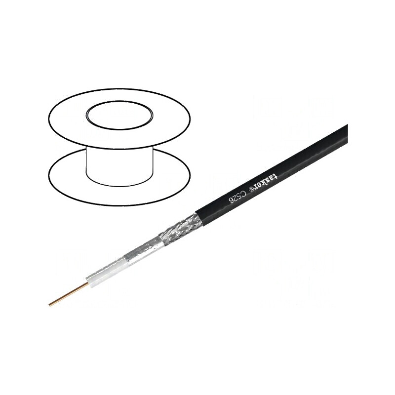 Cablu coaxial 1x15AWG cu PVC negru 6,1mm | Electronic-mag.ro | Componente Electronice Cablu coaxial 1x15AWG cu PVC negru 6,1mm | Electronic-mag.ro | Componente Electronice