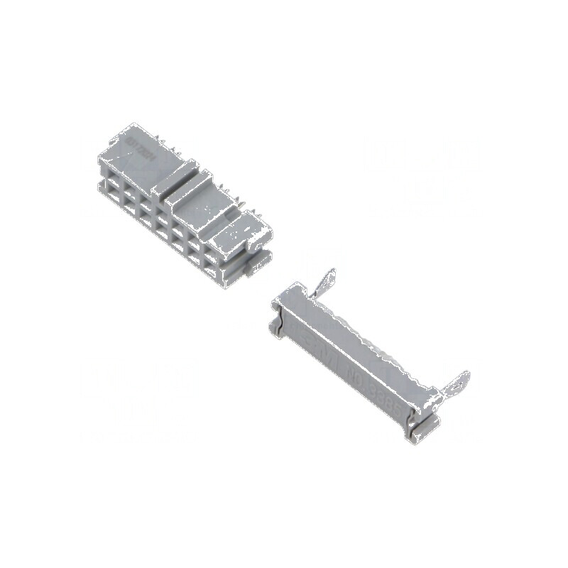 Conector IDC mufă mamă 14 PIN 1,27mm pentru cablu-bandă 3000 | Electronic-mag.ro | Componente Electronice Conector IDC mufă mamă 14 PIN 1,27mm pentru cablu-bandă 3000 | Electronic-mag.ro | Componente Electronice