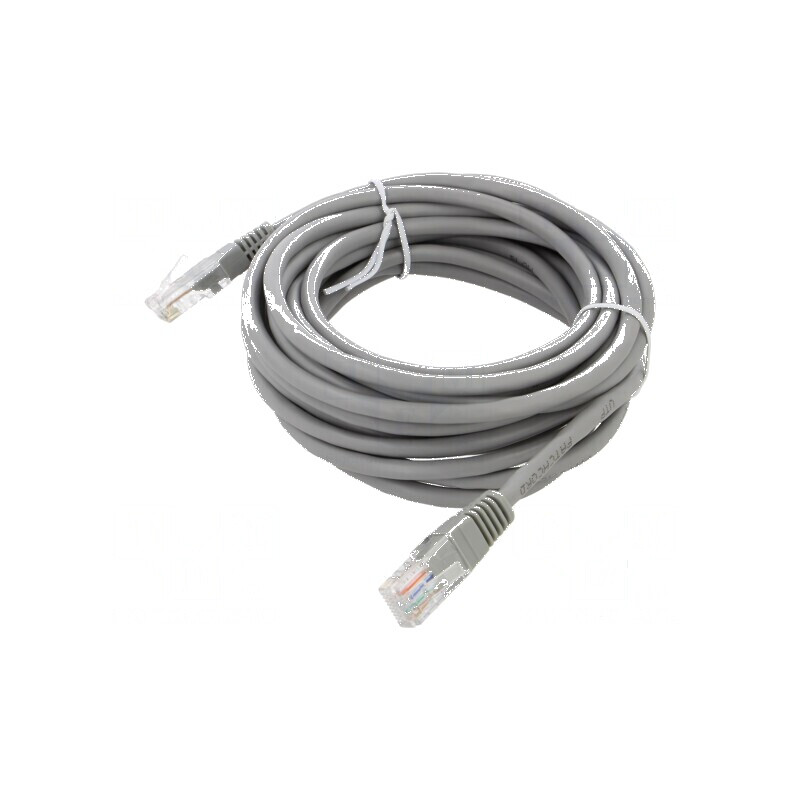 Patch cord U/UTP 5e CCA gri 5m RJ45 | Electronic-mag.ro | Componente Electronice Patch cord U/UTP 5e CCA gri 5m RJ45 | Electronic-mag.ro | Componente Electronice