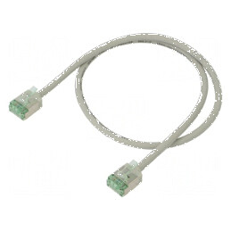 Cablul patch U/FTP Cat 8.1 0,5m LSZH gri 32AWG | Electronic-mag.ro | Componente Electronice