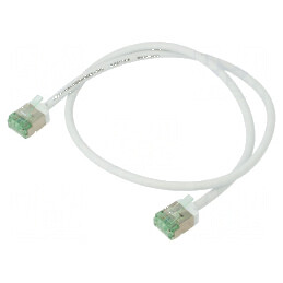 Patch cord U/FTP Cat 8.1 0,5m LSZH alb 32AWG | Electronic-mag.ro | Componente Electronice
