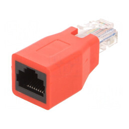 Adaptor PIN 8 RJ45 cross-over soclu cu mufă | Electronic-mag.ro | Componente Electronice