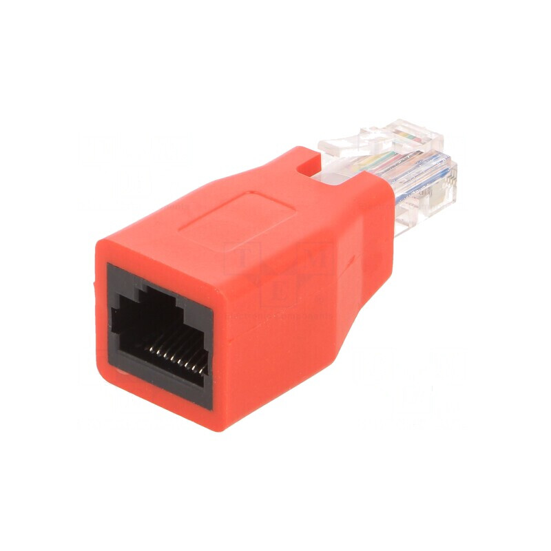 Adaptor PIN 8 RJ45 cross-over soclu cu mufă | Electronic-mag.ro | Componente Electronice