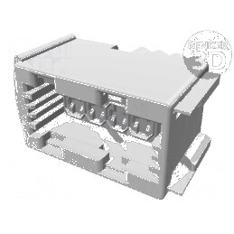 Conector automotive mufă mamă JPT 4 PIN neagră pe cablu | Electronic-mag.ro | Componente Electronice