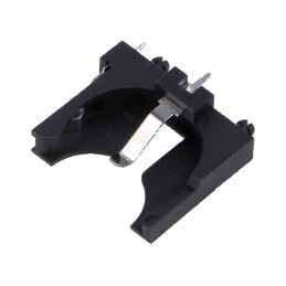 Soclu CR2450 vertical THM pentru PCB - 1 baterie | Electronic-mag.ro | Componente Electronice