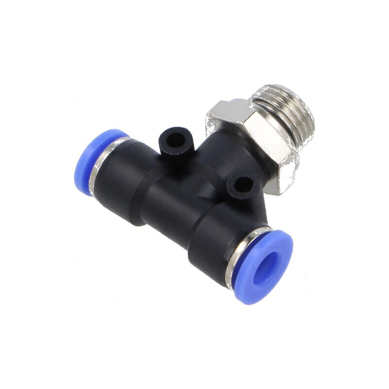 Racord push-in T cu ramificaţie, 0,95-15bar, filet G 1/4 | Electronic-mag.ro | Componente Electronice Racord push-in T cu ramificaţie, 0,95-15bar, filet G 1/4 | Electronic-mag.ro | Componente Electronice