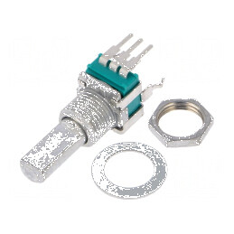 Potențiometru axial vertical 10kΩ 6mm mono 1 tură ±20% | Electronic-mag.ro | Componente Electronice
